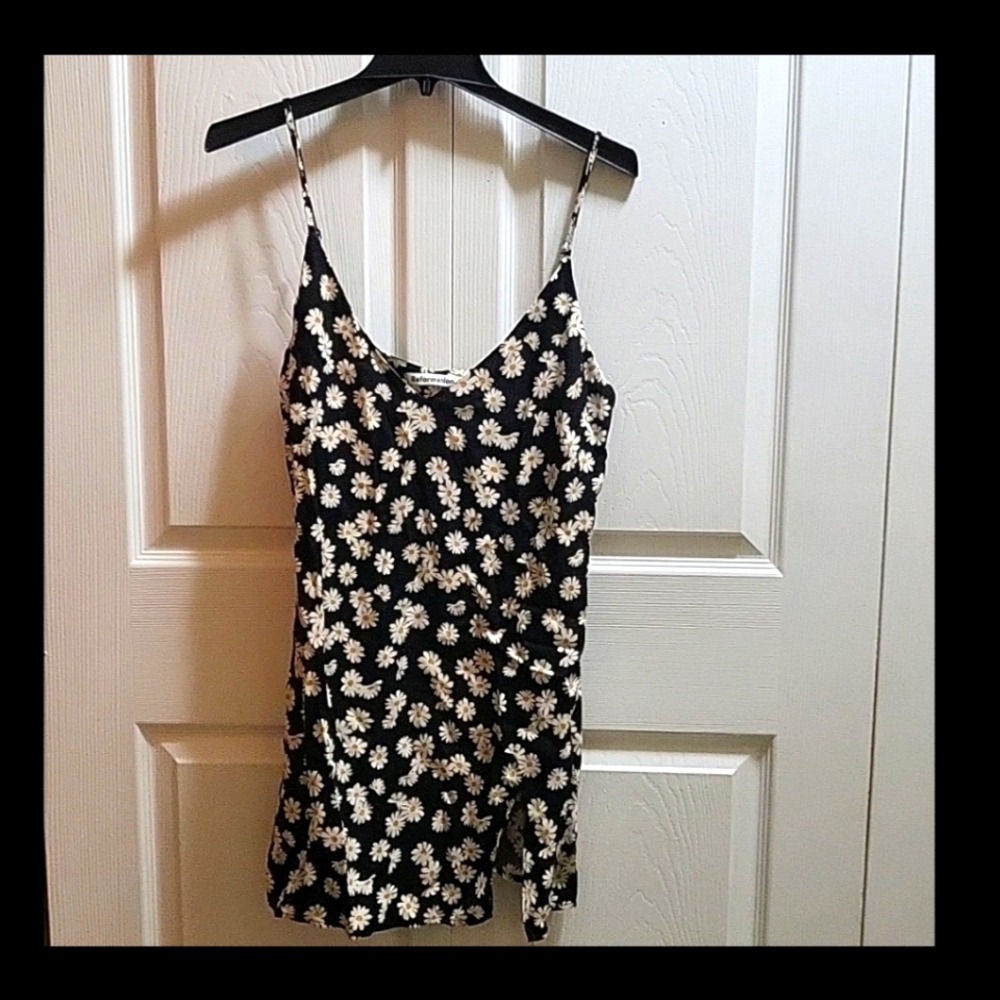 Reformation Marlowe Sleeveless Minidress in Daisy Chain